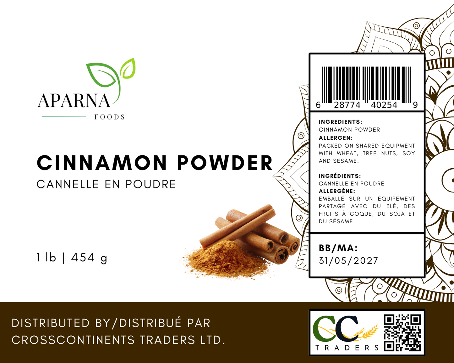 Cinnamon Powder 1lb