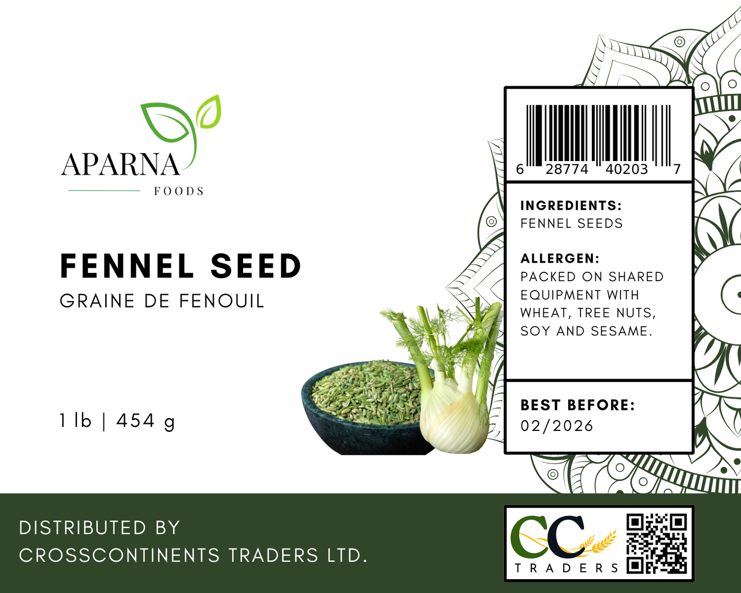 Fennel Seed 1 lb