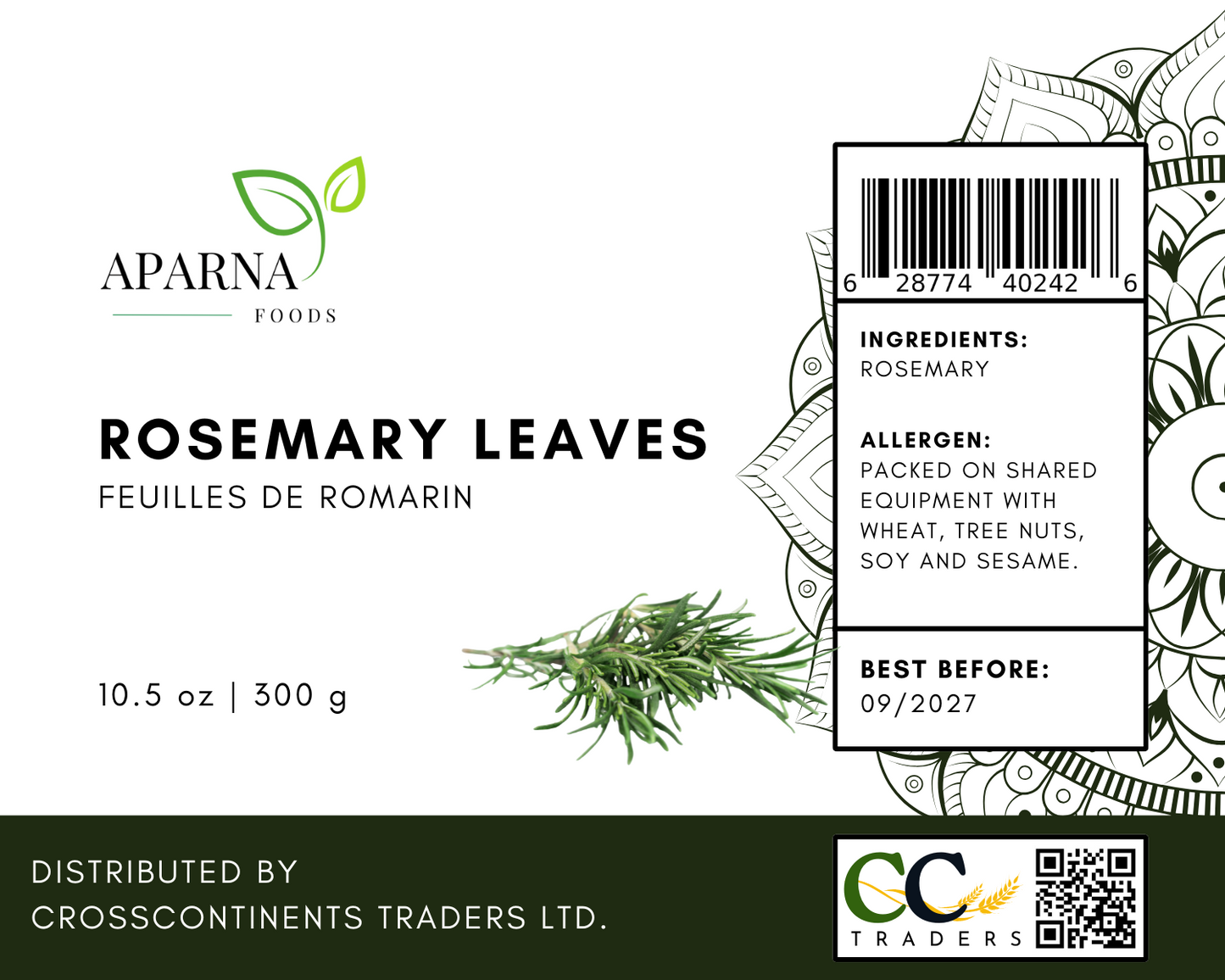 Rosemary Leaves 300g