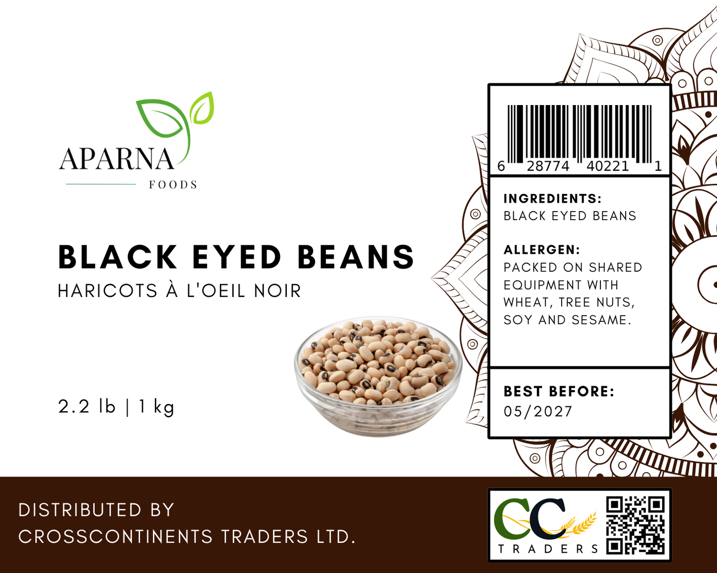 Black Eye Beans 1 kg