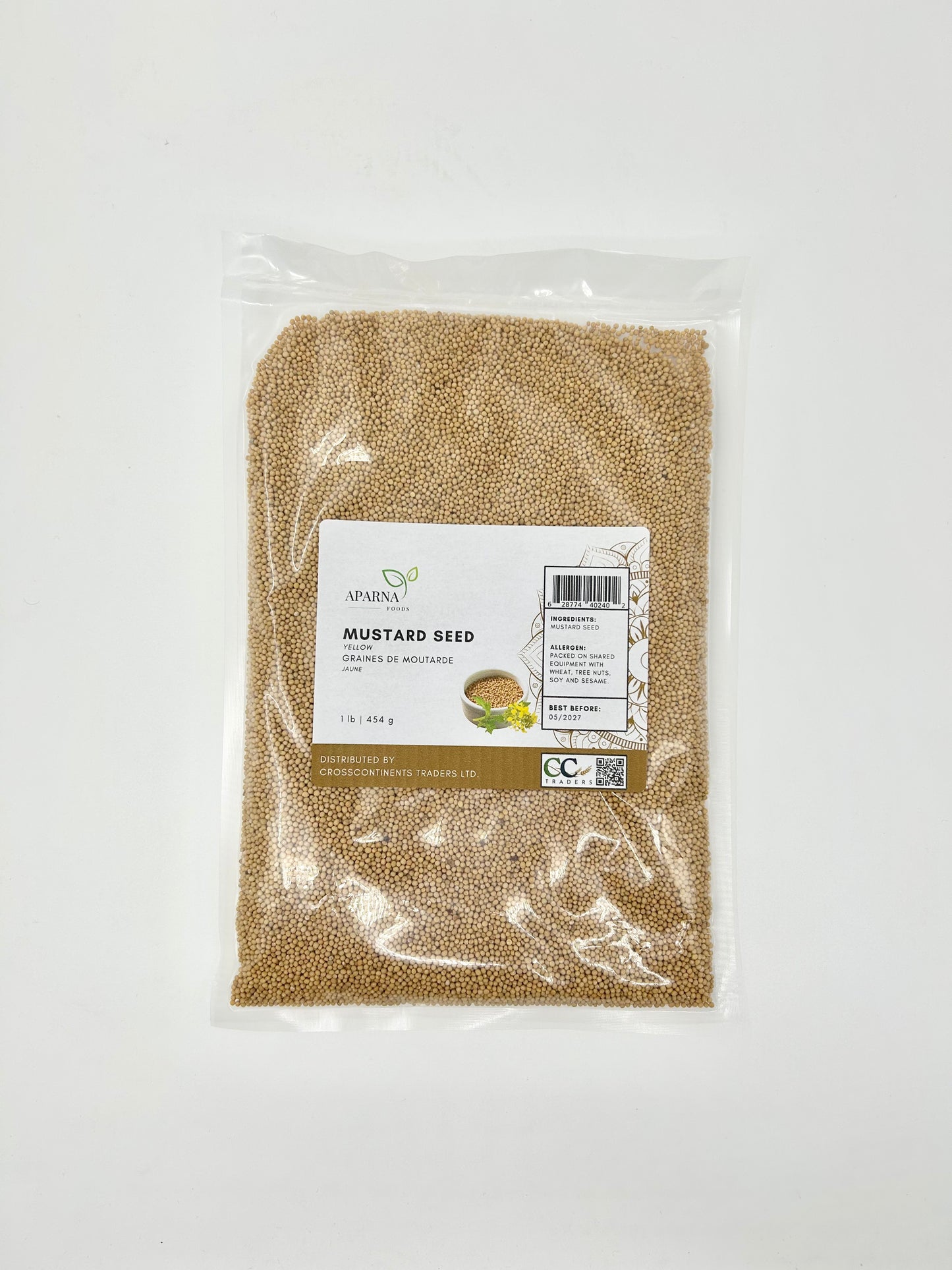 Yellow Mustard Seed 1 lb